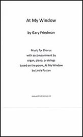 At My Window SATB choral sheet music cover